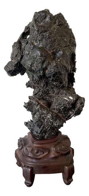 Large and Substantial Chinese Scholar Rock on Display Stand