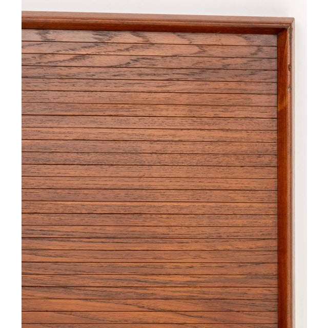 Mid-Century Modern Danish Modern Teak King Size Headboard For Sale - Image 3 of 7