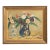 1940s France Pink Canvas Painting For Sale