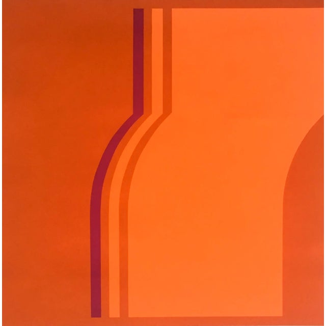 Mid-Century Modern Screenprint by Günter Dohr for Günter Dohr, 1969 For Sale - Image 3 of 6