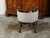 Mid 20th Century Italian Midcentury Horn Tub Chair with Gilt Rams' Heads and New Upholstery For Sale - Image 11 of 11
