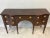 Traditional Mid-20th-Century Federal-Style Inlaid Mahogany Serpentine Sideboard With Tapered Legs by E.J. Victor For Sale - Image 3 of 9