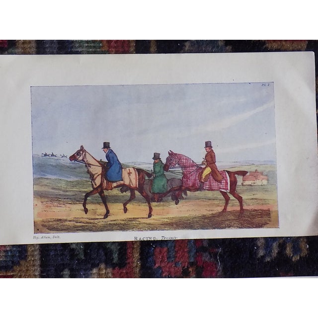Authentic Antique (c.1903) British Horse/Equine Racing Lithographs - Set of 7 For Sale In Cincinnati - Image 6 of 10