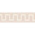 Contemporary Schumacher X Miles Redd Greek Key Embroidered Tape Trim in Blush For Sale - Image 3 of 3