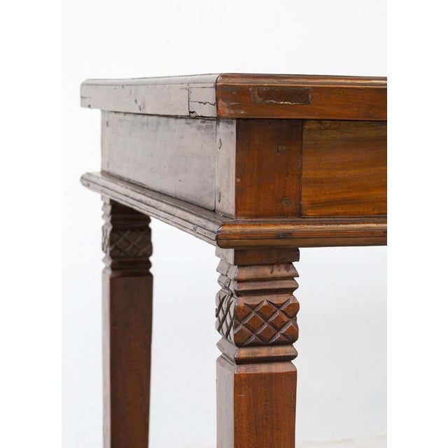 Brown Vintage Indonesian Teak Table, 1980s For Sale - Image 8 of 11
