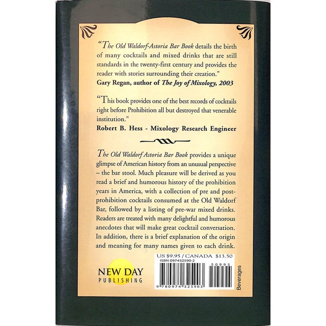 Traditional "The Old Waldorf-Astoria Bar Book" 2003 Crockett, Albert S. For Sale - Image 3 of 9