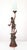 Antique Art Nouveau Wood Figural Newel Post Lamp For Sale In New York - Image 6 of 8