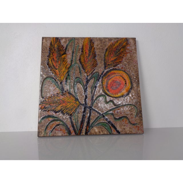 784 Wall Plaque in Ceramic from Ruscha, Germany, 1970s For Sale - Image 15 of 15