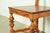 Early Romweber Antique English Jacobean Carved Oak and Burl Wood Side Chairs or Dining Chairs, Pair For Sale - Image 9 of 14
