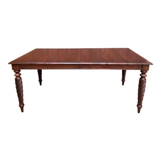 1990s Ethan Allen Livingston Dining Table For Sale