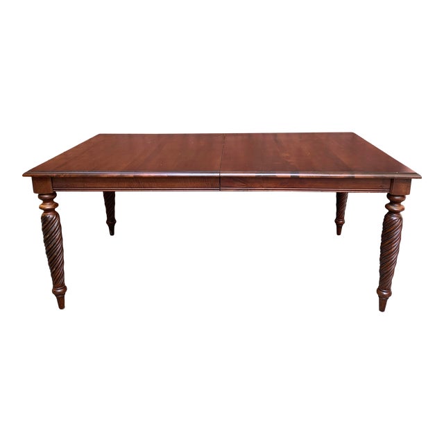 1990s Ethan Allen Livingston Dining Table Chairish