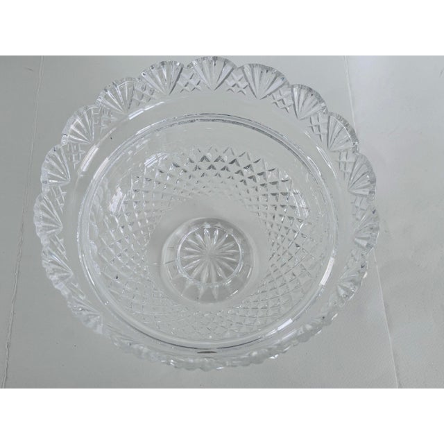 1990s Waterford Crystal Jim O'Leary 1997 15th Anniversary Centerpiece Bowl For Sale - Image 5 of 9