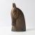 Brown Vintage Ceramic Horse Head Figurine by Anette Edmark, 1990s For Sale - Image 8 of 8