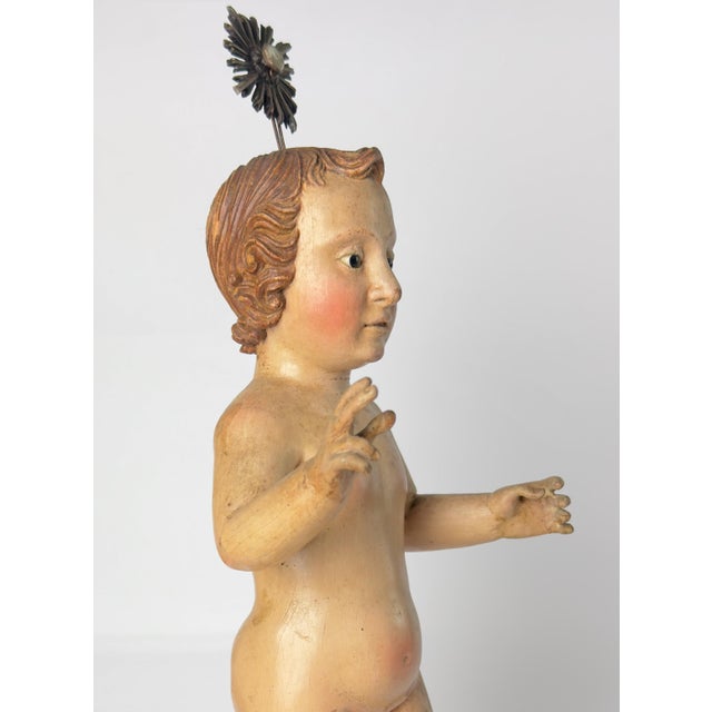 Flemish Mechelen Artist, Jesus Sculpture, 17th Century, Wood For Sale - Image 16 of 16