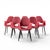 Charles Eames & Eero Saarinen for Vitra Organic Mid Century Dining Chairs - Set of 6 Each chair measures: 29 wide x 25...