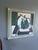 Mid-Century Modern 'Green Vessels & House Form' Abstract Still Life Oil Painting by Swedish Artist Max Gregor Carlsson (1914-1996), Framed For Sale - Image 4 of 14