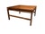 Solid Claro Walnut Side Table by Gunlocke. Manufactured in Dallas Texas. Professionally restored by us. No visible flaws....