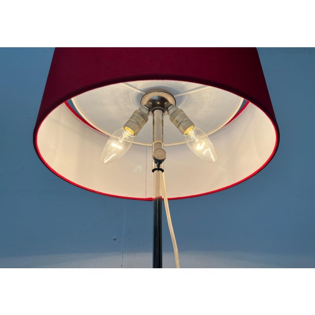 Red Mid-Century German Minimalist Table Lamp, 1960s For Sale - Image 8 of 18