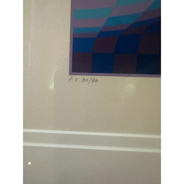 Victor Vasarely Signed & Numbered Serigraph – "Constellation" (1967-1970s) For Sale In Washington DC - Image 6 of 7