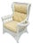Lane Ventura Wicker Wingback Chair For Sale