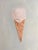 "Vanilla Ice Cream Cone" Contemporary Still Life Oil Painting For Sale