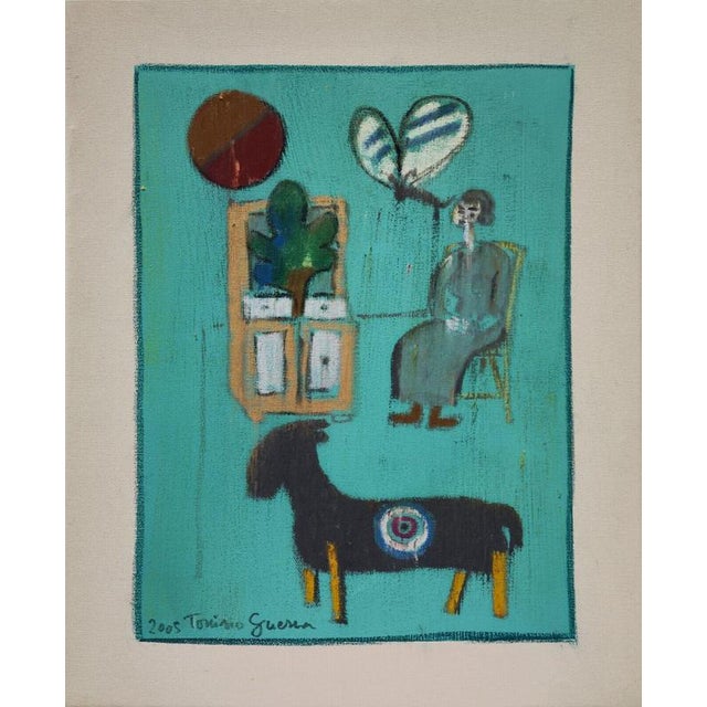 Tonino Guerra Untitled 2005 Acrylics on stretched canvas 50 x 40 cm Signed and dated by the artist on the front Supplied...