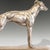 Art Deco Silver-Plated Bronze Greyhound on Ebony and Thuya Wood Base, 1930s For Sale - Image 6 of 7