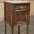 Pair of Gothic Revival Oak Nightstands With Carrara Marble Tops For Sale - Image 4 of 17