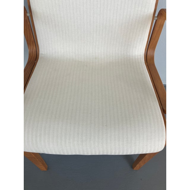 Bill Stephens for Knoll Bent Wood Armchairs, 1970s - A Pair For Sale - Image 9 of 11