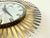 Mid-Century Modern Mid-Century Modern Sunburst Wall Clock in Brass from Meister Anker, 1960s For Sale - Image 3 of 10