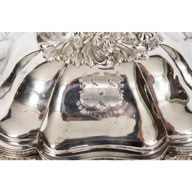 Antique English Sheffield Entree Dishes, 18th Century, Set of 2 For Sale - Image 6 of 18