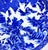 Japanese Antique Japanese Blue & White Porcelain Charger With Yamatoku Mark, Early 20th Century For Sale - Image 3 of 8