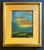 Original oil painting on Masonite of a remote landscape in the Netherlands with cottages and windmills at sunset by Satori...