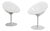 Vintage Space Age Eros Armchairs by Philippe Starck for Kartell, 1970s, Set of 2 For Sale