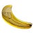 Vintage Hand Painted Papier-Mâché Banana Serving Tray, Made in Mexico For Sale