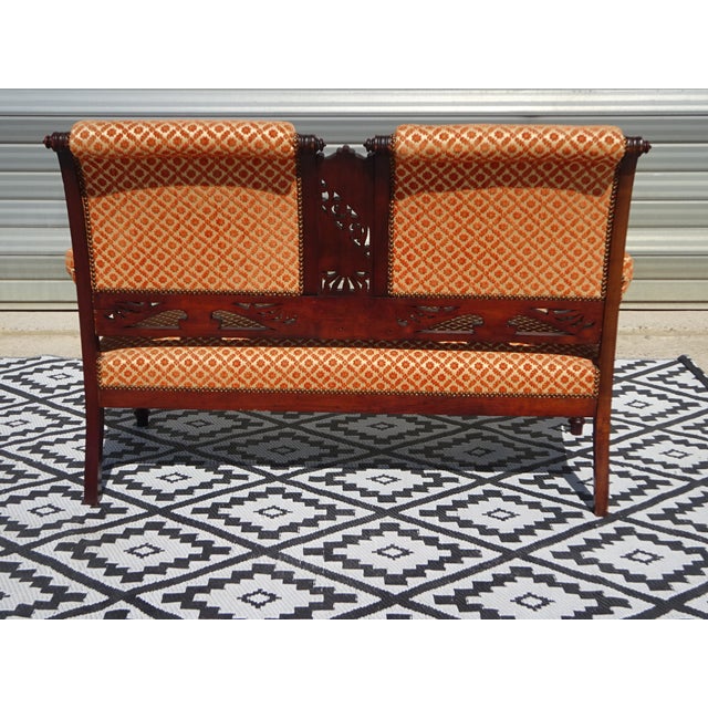 Louis XV 2-Seater Bench, 1950s For Sale - Image 16 of 18