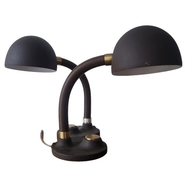 Mid-Century German Table Lamps by Egon Hillebrand for Hille, 1970s, Set of 2 For Sale