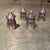 Hollywood Regency Vintage Vincent Lollo Sterling Silver Salt & Pepper Shakers Set of 4 For Sale - Image 3 of 8