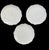 Mid-Century Modern 7 VTG Dorothy C. Thorpe MCM Embossed Magnolia Dot5 White Dinner Plates For Sale - Image 3 of 7