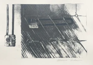1980s Adrienne Anderson Industrial Lithograph