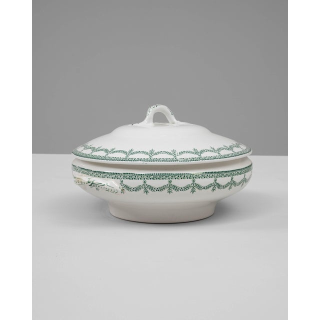 20th Century Belgian Special Edition Porcelain Tureen with Lid For Sale In Greensboro - Image 6 of 18