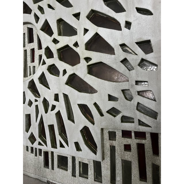 Large Dutch Brutalist Concrete Windows, 1960s, Set of 2 For Sale - Image 10 of 18