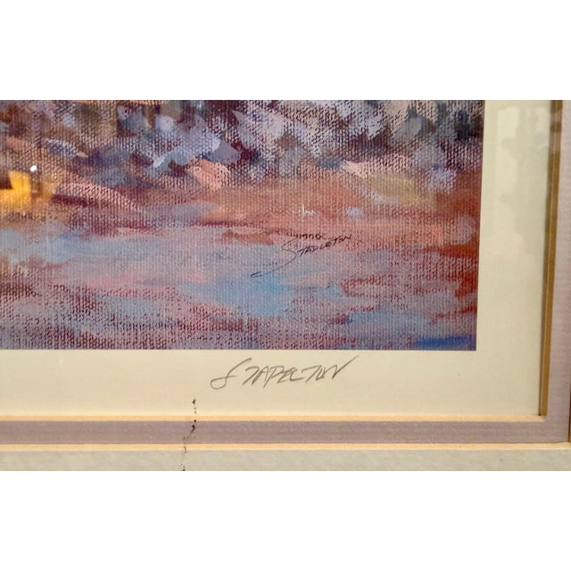 Late 20th Century Late 20th Century Signed Impressionistic Print No. 274/950 by Stapleton Kearns For Sale - Image 5 of 6