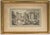 Mid 18th Century 18th Century Italian Architectural Capriccio Engraving of Monte Cavallo Ruins in Gilt Frame For Sale - Image 5 of 9
