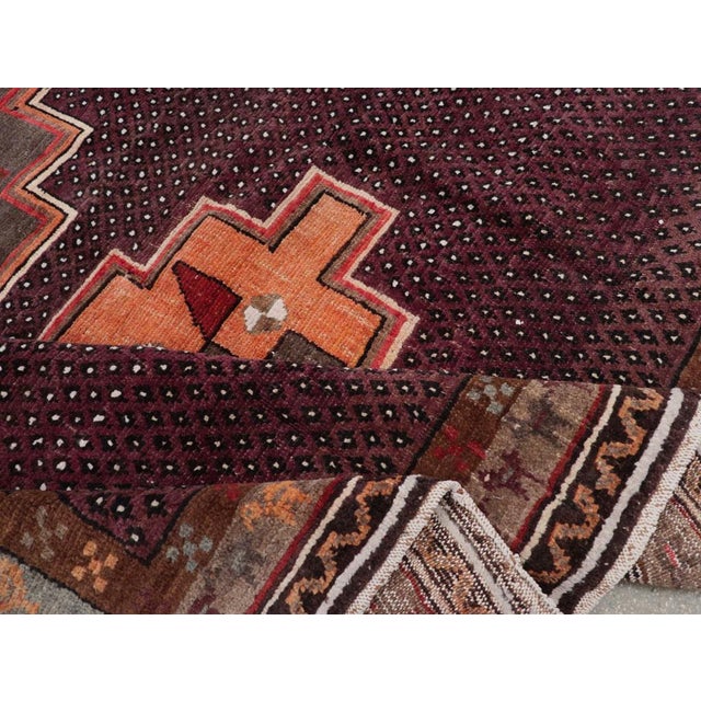 Textile Galerie Shabab Collection Mid-20th Century Turkish Anatolian Tribal Carpet For Sale - Image 7 of 8