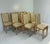 Art Deco Chairs in Maple and Cream Leather, 1930s, Set of 10 For Sale - Image 4 of 11