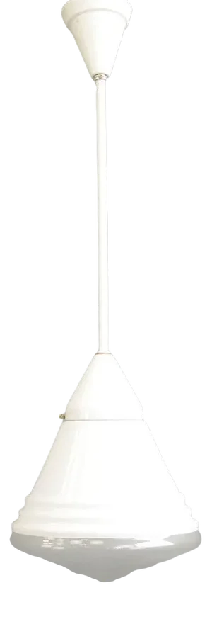 Conical Phillips Opaline Light, 1920s