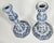 Blue Vintage Blue Delft Candlesticks- Set of Two For Sale - Image 8 of 11