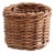 Late-20th Century Natural Wicker Planter Basket For Sale