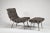 Enrico Bartolini Spine Chair in Black with Ottoman For Sale - Image 4 of 4